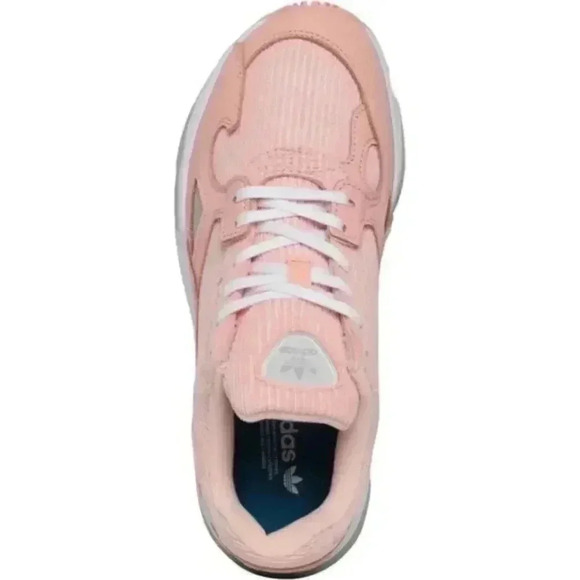 ADIDAS Corduroy Falcon Sneakers in Glow Pink - Picture 4 of 9